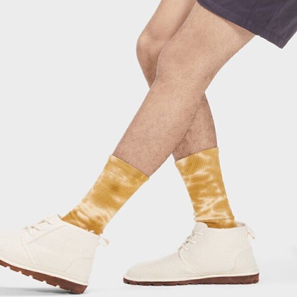 Mens UGG Neumel Natural Lace Up Hemp Canvas Chukka Boots in Natural 9 - Picture 10 of 10